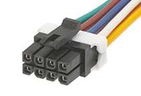 45132-0810 Molex 8 Way Female Micro-Fit TPA to 8 Way Female Micro-Fit TPA Wire to Board Cable, 1m