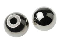 144-3630 RS PRO Silver Ball Clamping Knob, M8, Threaded Hole