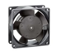 8318 ebm-papst 8300 Series Axial Fan, 48 V dc, DC Operation, 54m³/h, 3W, 75mA Max, IP20, 80 x 80 x 32mm