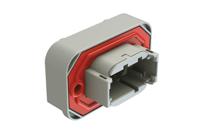 atm15-08pa-bm03 Amphenol Industrial, AT Automotive Connector Plug Grey Flange Mount 8 Way ATM15-08PA-BM03