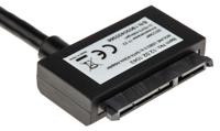 12021043-10 Roline USB 3.0, Male USB A to Male SATA Data; SATA Power, 150mm