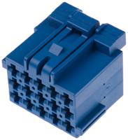 1-967623-4 TE Connectivity, Junior Power Timer Automotive Connector Socket Blue Cable Mount 15 Way
