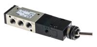 vzm550-01-08 SMC Toggle Lever 5/2 Pneumatic Manual Control Valve VZM500 Series, Rc 1/8, 1/8in, III B