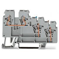 270-560-1 WAGO  270 Series Grey, 2.5mm², 3-Level, Cage Clamp Termination