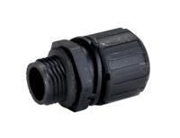 asf13pg9a-awb13 Adaptaflex Straight, Conduit Fitting, 13mm Nominal Size, PG9, Nylon 66, Black IP66, IP67, IP68, IP69K rating