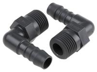 795-310 RS PRO Hose Connector, Elbow Hose Tail Adaptor, BSP 1/2in 12mm ID