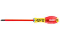 e165418 Expert by Facom Pozidriv Insulated Screwdriver, PZ1 mm Tip, VDE/1000V