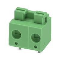 1703083 Phoenix Contact PCB Terminal Block, 2-Contact, 7.5mm Pitch, Wave Soldering, 1-Row, Push In Spring Termination