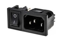 bzm27z000053b Bulgin C14 Snap-In IEC Connector Male, 10A, 250 V