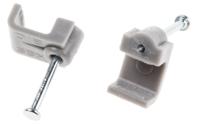 233-629 RS PRO Grey PE Rectangular cable clip, 1.5mm Max. Bundle