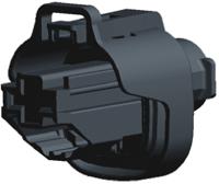 1544603-1 TE Connectivity, NG1 Automotive Connector Socket Black Cable Mount 1 Way