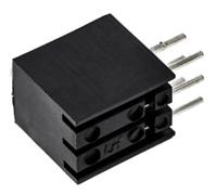 l-130wcp2egw Kingbright L-130WCP/2EGW, Green & Red Right Angle PCB LED Indicator, 2 LEDs, Through Hole 2.5 V