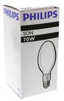 70soni Philips Lighting 70 W Diffused Elliptical SON Sodium Lamp, ES/E27, 2000K, 71mm