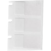 m6-17-417 Brady B-417 White, Transparent Label, 12.70mm Width, 9.53mm Height, 500 Qty
