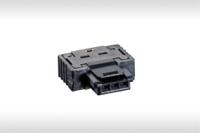 484082 ERNI MiniBridge Series Straight Free Hanging PCB Header, 6 Contact(s), 1.27 mm Pitch, 1 Row