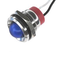 pl16sl156 CML Innovative Technologies PL16SL Series Blue Panel LED, 240V, 16mm Mounting Hole Size, Lead Wires Termination, IP67