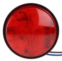 x80-04-02 Moflash X80 Series Red Flashing Beacon, 115 → 230 V, Surface Mount, Xenon Bulb, IP67