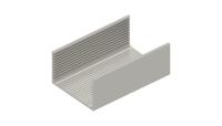 koh-06-160-me Fischer Elektronik KO Series Aluminium Cover for Use with 100mm Eurocards, 160 x 105 x 42.4mm