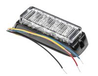 907-5959 RS PRO Red Flashing Light Module, 12 V dc, 24 V dc, Surface Mount, Wall Mount, LED Bulb, IP67