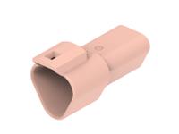 dt04-3p-te09 TE Connectivity, DT04-3P Automotive Connector Plug Brown Cable 3 Way, Cable Termination DT04-3P-TE09