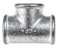 770130209 Georg Fischer Galvanised Malleable Iron Fitting Tee, Female BSPP 2in to Female BSPP 2in to Female BSPP 2in