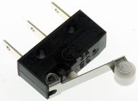 db1c-b1rb ZF Roller Lever Micro Switch, Tab Terminal, 6 A @ 250 V ac, SPDT
