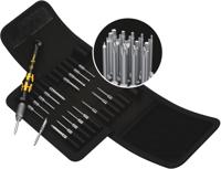 05073671001 Wera Phillips; Hex-Plus; Slotted; Torx; Torx Plus Interchangeable Precision Screwdriver Set, 20-Piece, ESD-Safe