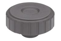 134421 Elesa  Black Knurled Clamping Knob, M8, Threaded Hole