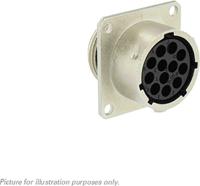 ut001412sh Souriau Sunbank by Eaton Circular Connector, 12 Contacts, Flange, Standard Connector, Plug, Female, IP68, IP69K, UT0