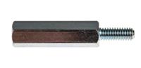 806-6604 RS PRO Standoff, M4 x M4 Thread, 25mm Body, Steel, Male/Female, 10mm Stud