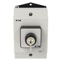 207063-t0-1-102i1s Eaton, 2P 2 Position 90° On-Off Cam Switch, 690V (Volts), 20A, Key Actuator