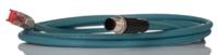 1406117 Phoenix ContactNBC-MS/ 2.0-94B/R4AC SCO US, 2m Cat5, Blue M12 to Male RJ45 Male, Aluminium Foil, Tinned Copper Braid