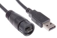 122-3018 RS PRO , Male Micro USB B to Male USB A, 2m