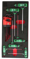 125-3052 RS PRO 14-Piece Star Key Set, L, T Shape, Long Arm