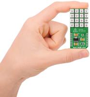 mikroe-1881 MikroElektronika MIKROE-1881, 4x4 RGB Click LED Matrix Display Add On Board With WS2812, MCP1826 LDO regulator