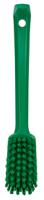 30882 Vikan Medium Bristle Green Scrubbing Brush, 22mm bristle length, PET bristle material