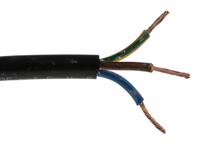 775-6126 RS PRO 3183Y 1.25 mm² 3 Core Power Cable, H05VV-F, Black PVC, 100m