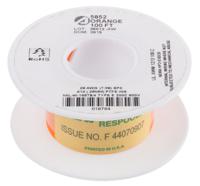 5852-or005 Alpha Wire Hook-up Wire TEFLON Series Orange 0.09 mm² PTFE Equipment Wire, 28 AWG, 7/0.13 mm, 30m, PTFE Insulation,