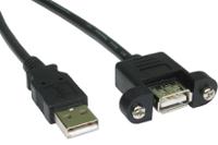 286-3704 RS PRO USB 2.0, Male USB A to Female USB A, 2m
