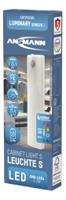1600-0437 Ansmann LED Cabinet Light, 5 V dc, 151.3 mm Length, 300 mW, 3000 K, 4000 K, 6500 K