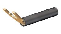 230440-21 Staubli B4-I/KS Insulated Fork Terminal, 4mm Stud Size, Black