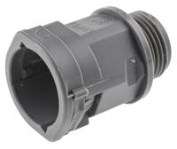 slnd-m207 PMA Straight, Conduit Fitting, 20mm Nominal Size, M20, PA 6, Grey IP66 rating