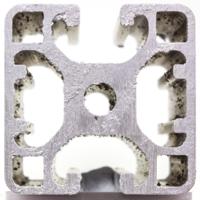 761-3331 RS PRO Silver Aluminium Profile Strut, 40 x 40 mm, 8mm Groove, 2000mm Length