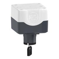 xald144 Schneider Electric XALD NO Control Station Switch 53mm Dark Grey/Light Grey Polycarbonate 68mm I/O 68mm