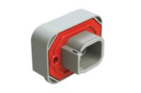 atm15-6p-bm03 Amphenol Industrial, AT Automotive Connector Plug Grey Flange Mount 6 Way ATM15-6P-BM03