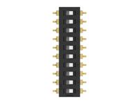 2454985-1 TE Connectivity 10 Way Surface Mount DIP Switch SPST, Extended Actuator