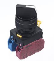 yw1s-2e11 Idec Spring Return Selector Switch - (SPDT) 22mm Cutout Diameter, Illuminated 2 Positions