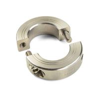 mspb-20-ss Ruland Shaft Collar, Two Piece, Clamp, Bore 20mm, OD 40mm, W 15mm, 303 Stainless Steel