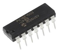 pic16f1503-ip Microchip, 8 bit PIC, PIC16F1503 Microcontroller, 20 MHz, 3.5kB FLASH, 14-Pin PDIP