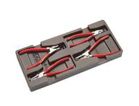190-j4m SAM 4-Piece Circlip Plier Set, Bent, Straight Tip